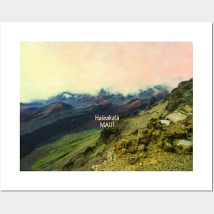 Haleakala National Park Maui Hawaii To travel is to live Posters and Art